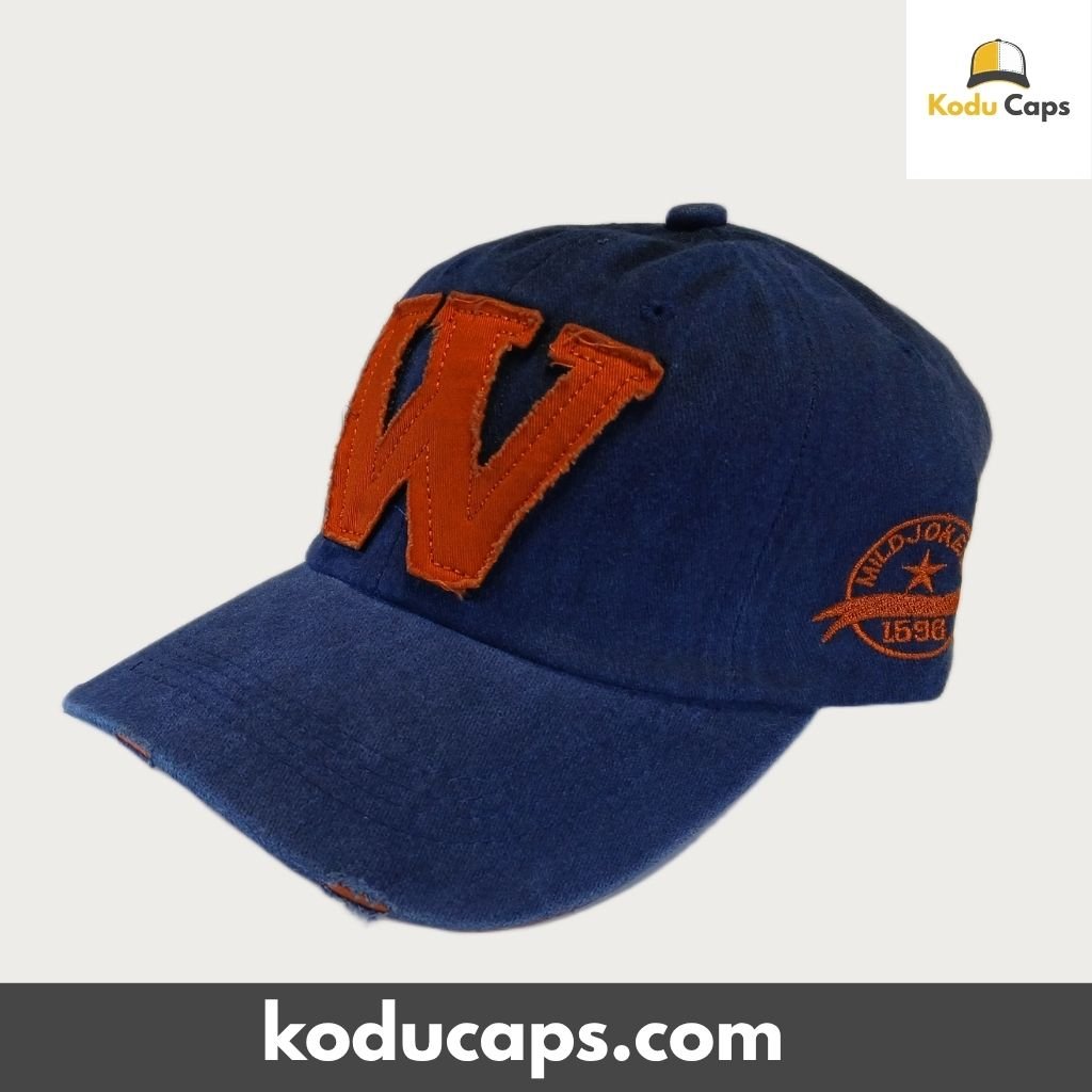 Distressed Burgundy ‘W’ Adjustable Dad Cap – Vintage Washed Letter Hat - Image 10