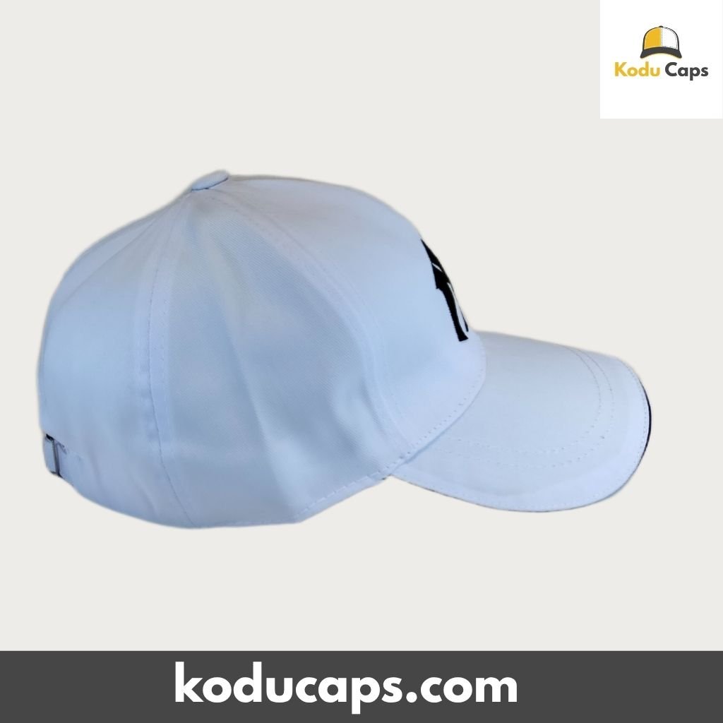 Classic NY Logo(Stacked Middle) Baseball Cap - Embroidered Logo with Contrast Piping Trim - Image 5