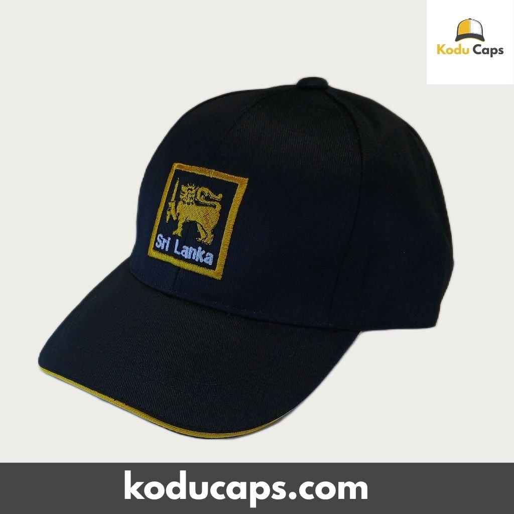 Sri Lanka Lion Emblem Cricket Cap - Yellow Embroidered Heritage - Image 5
