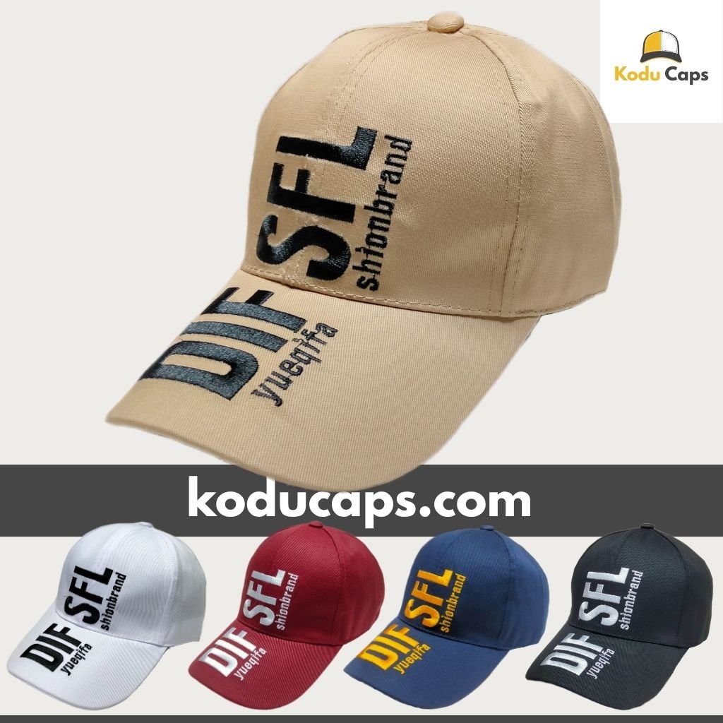 Structured DIF SFL Embroidered Baseball Cap - Mid-Profile & Adjustable