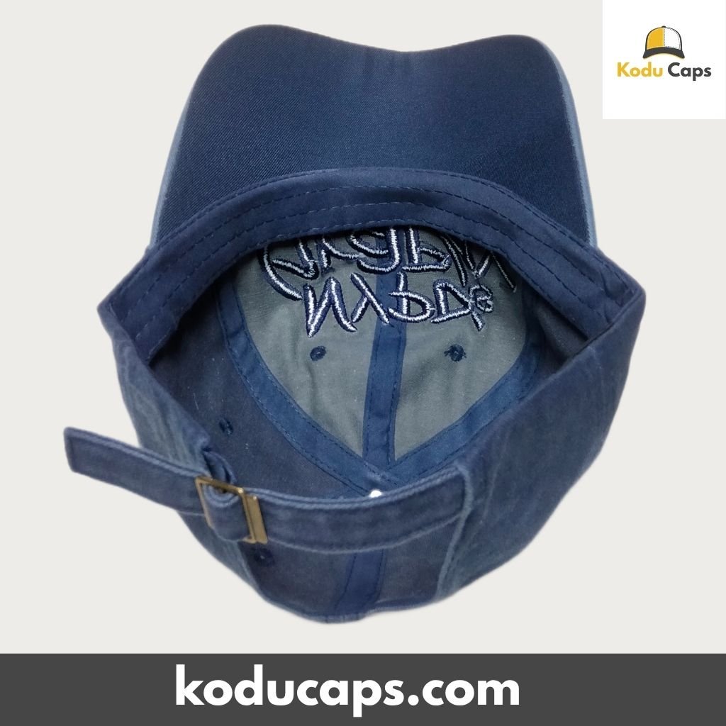 Two-Tone Vintage Washed Adjustable Dad Cap - NYPD's Graphy NEWYORK DEPT - Image 6