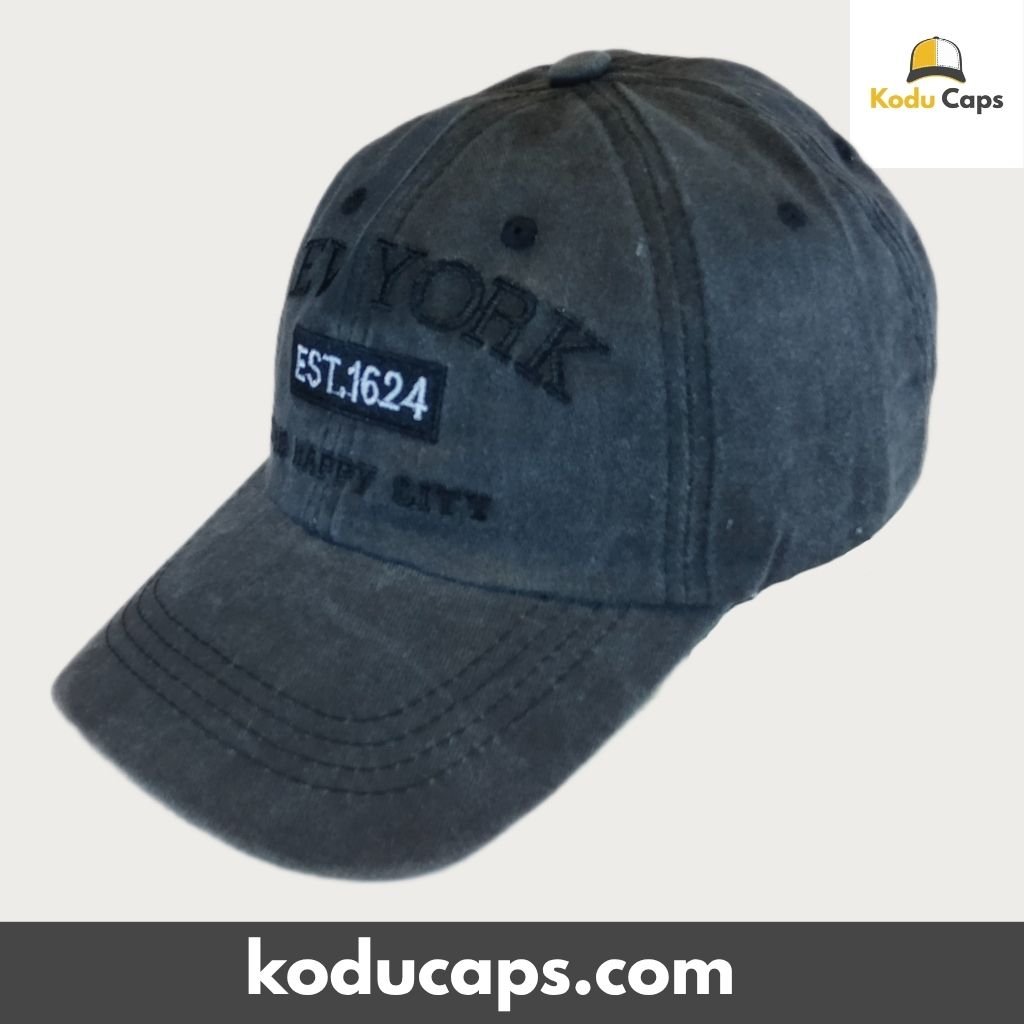 Vintage Washed Adjustable Baseball Cap - New York City Est. 1624 - Image 13