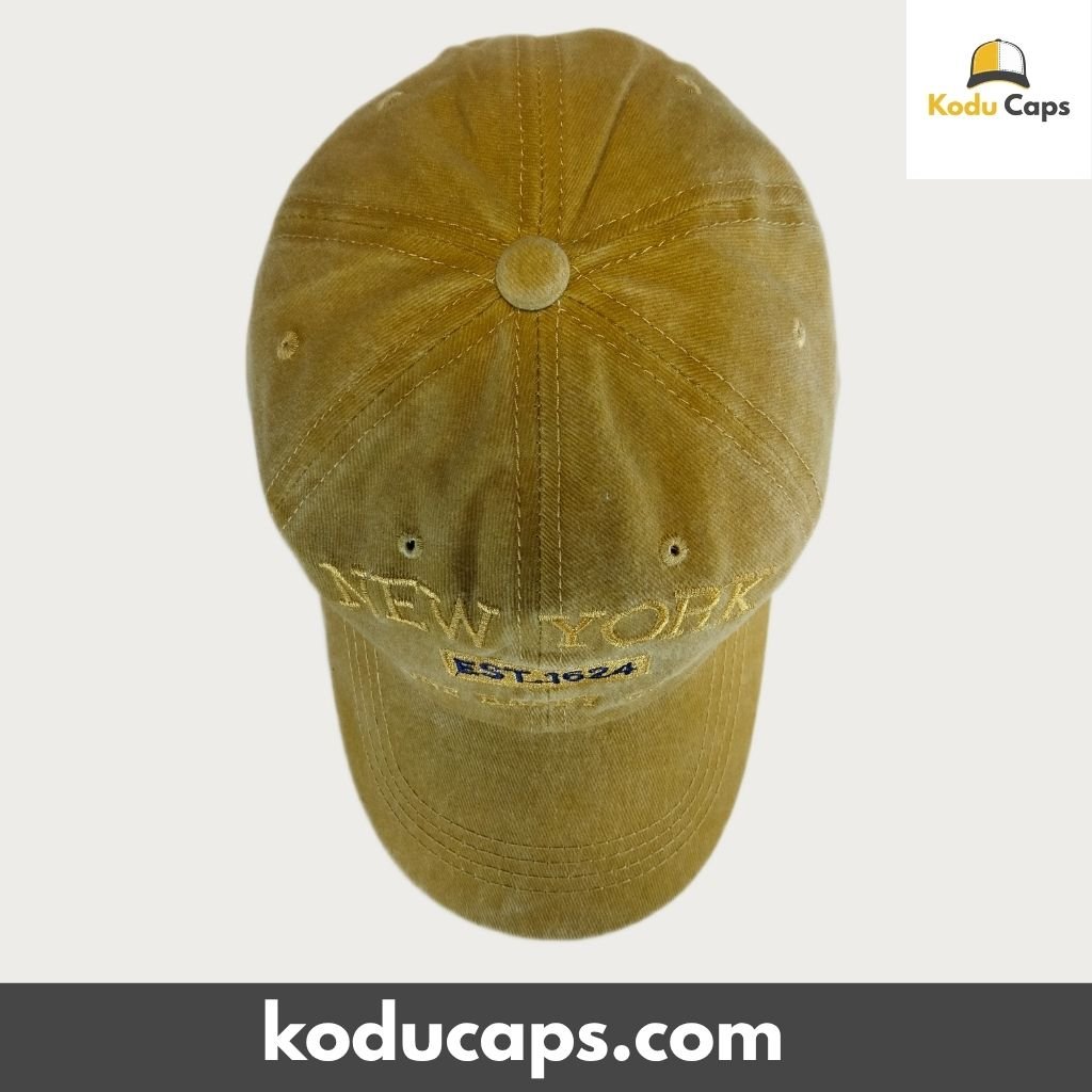 Vintage Washed Adjustable Baseball Cap - New York City Est. 1624 - Image 3