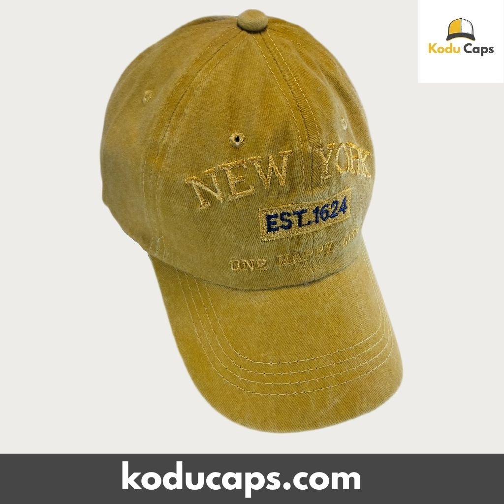 Vintage Washed Adjustable Baseball Cap - New York City Est. 1624 - Image 4