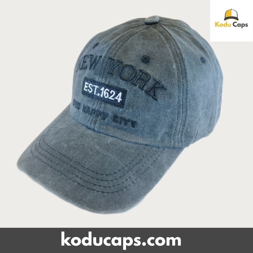 Vintage Washed Adjustable Baseball Cap - New York City Est. 1624 - Image 10